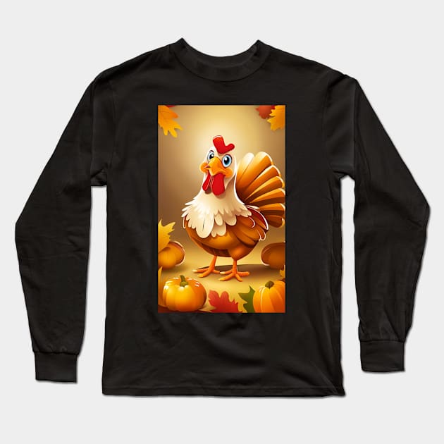 Thanks for Vegetarian Long Sleeve T-Shirt by Vakian